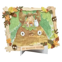 ENSKY 108P-DW01 Art Decoration Paper Theater - Totoro (Wood Style) - Studio Ghibli - photo 2