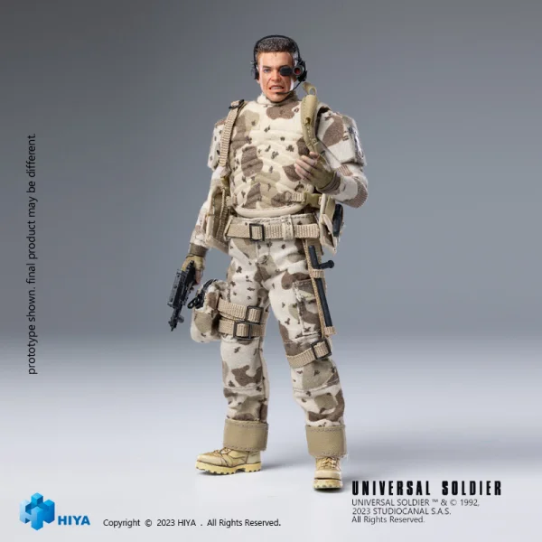 HIYA TOYS Exquisite Super 1/12 Scale Universal Soldier Luc Deveraux - Universal Soldier