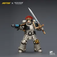 JOYTOY Iron Warriors Mkll Tactical Sergeant with Power Sword, Bolt Pistol and Plasma Pistol - Warhammer 40K - photo 3