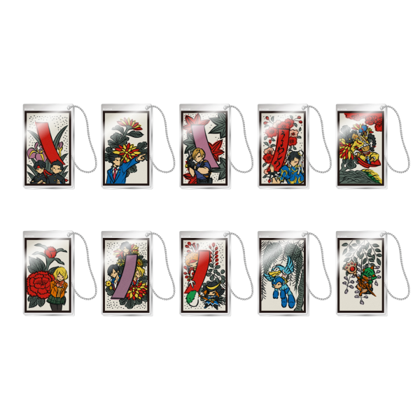 CAPCOM Hanafuda acrylic keychain