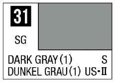 Mr. Color 31 - Dark Gray (1) (Semi-Gloss/Ship)