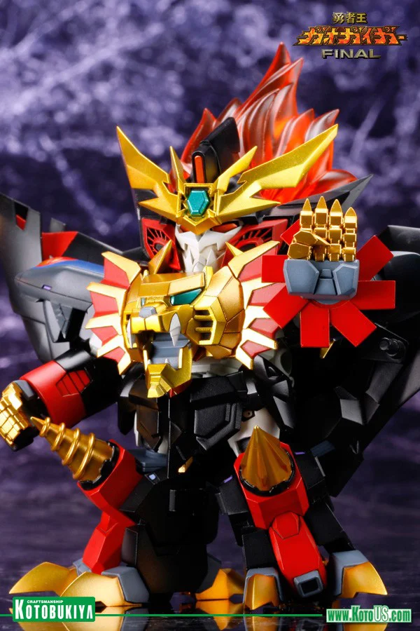 KOTOBUKIYA BRAVE KING GAOGAIGAR FINAL GENESIC GAOGAIGAR D-STYLE PLASTIC MODEL KIT - The King of Braves GaoGaiGar