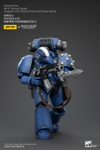 Ultramarines MK VI Tactical Squad Sergeant with Plasma Pistol and Power Sword 10