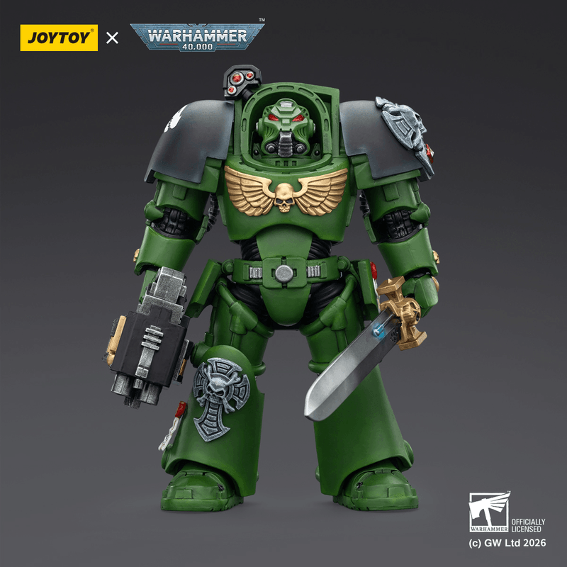 Salamanders Terminator 1 with Power Sword and Storm Bolter
