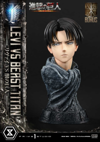 Ultimate Premium Masterline  TV animation Attack On Titan  Levi versus Beast Titan Bonus Version 27