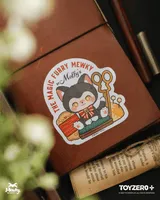 TOYZEROPLUS Moffy's - Mewky Sticker (Black Cat - Sitting) - Mewky - photo 2