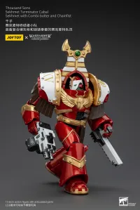 JOYTOY Thousand Sons Sekhmet Terminator Cabal Sekhmet With Combi-Bolter And Chainfist - Warhammer 40K - photo 5