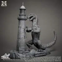 X-PLUS 1/72  Ray Harryhausen's Rhedosaurus Plastic Model Kit - The Beast from 20,000 Fathoms - photo 4