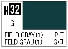 GSI Creos AQUEOUS HOBBY COLOR - H32 GLOSS FIELD GRAY(1) (GERMAN TANK)
