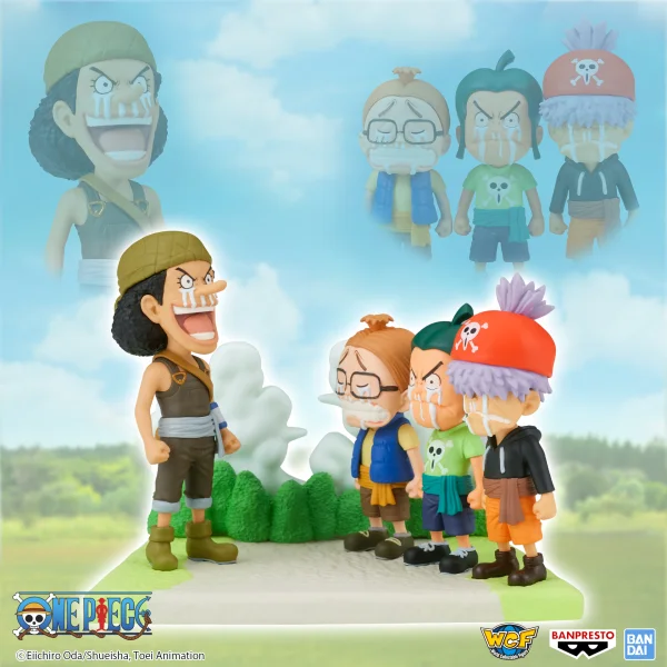 BANDAI Usopp Pirates "One Piece", Bandai Spirits World Collectable Figure Log Stories - ONE PIECE