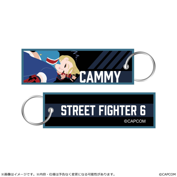 Street Fighter 6 Flight Tag Keychain CAMMY