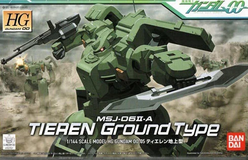 BANDAI HOBBY HG 1/144 #05 Tieren Ground Type - Mobile Suit Gundam 00