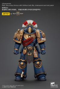 Ultramarines Relic Secundus Armour with Artificer bolt rifle, chainsword and bolt pistol 12
