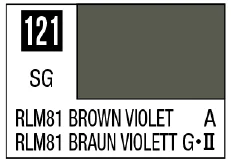 GSI Creos Mr. Color 121 - RLM81 Brown Violet (Semi-Gloss/Aircraft) - Paints
