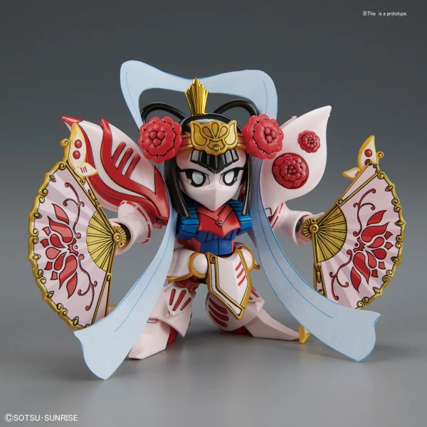 BANDAI HOBBY BB412 DiaoChan Qubeley & General’s Palanquin - SD Gundam Sangokuden Brave Battle Warriors