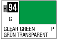 AQUEOUS HOBBY COLOR - H94 GLOSS CLEAR GREEN (PRIMARY) 1