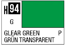 GSI Creos AQUEOUS HOBBY COLOR - H94 GLOSS CLEAR GREEN (PRIMARY)