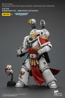 JOYTOY Blood Angels Sanguinary Priest with Heavy bolt pistol, chainsword and narthecium - Warhammer 40K - photo 3