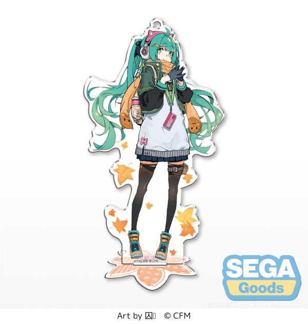 "Hatsune Miku" Autumn Outing Acrylic Stand Key Chain (QIUZHANG Ver.)