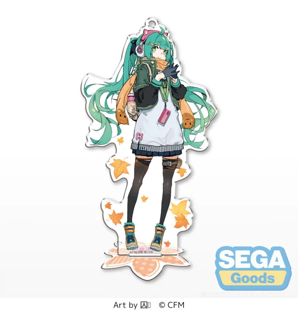 SEGA "Hatsune Miku" Autumn Outing Acrylic Stand Key Chain (QIUZHANG Ver.) - Hatsune Miku