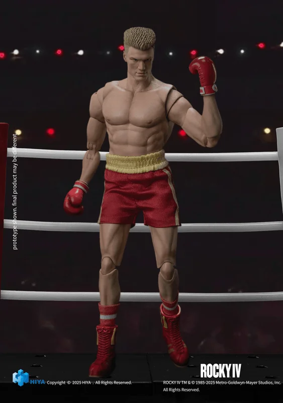 HIYA TOYS HIYA Exquisite Super Series 112 Scale 6 Inch Rocky IV Ivan Action Figure - Rocky
