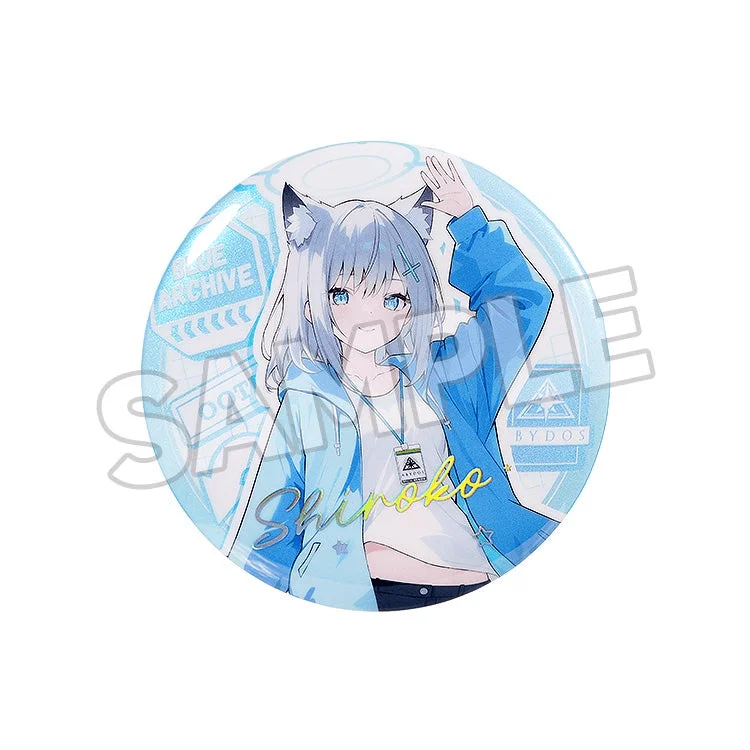 GoodSmile Moment Blue Archive Holiday Saunter Series 75mm Badge (SHIROKO) - Blue Archive