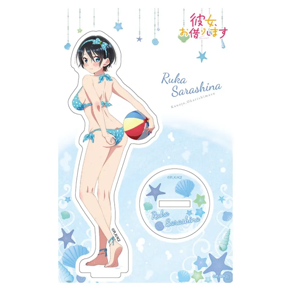KADOKAWA Rent-A-Girlfriend Swimsuit and Girlfriend Acrylic Stand Figure Ruka Sarashina - Rent-A-Girlfriend