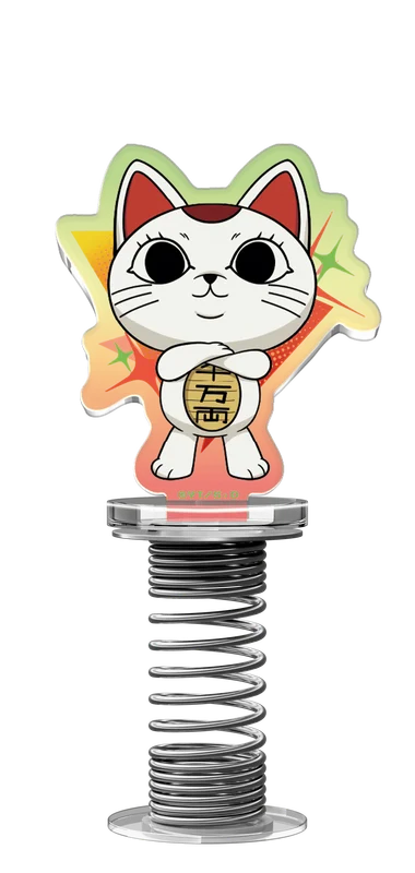PUREMIND Dandadan - Steamwave Dot Spring Rocking Stand (6 units/set) - Dandadan