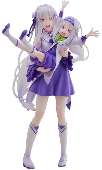 Re:ZERO -Starting Life in Another World- Figure Emilia & Childhood Emilia 2