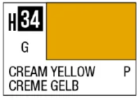 GSI Creos AQUEOUS HOBBY COLOR - H34 GLOSS CREAM YELLOW (PRIMARY) - photo 1