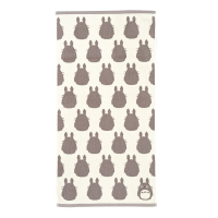 Big Grey Totoro - Studio Ghibli Silhouette Series (Bath Towel) 1