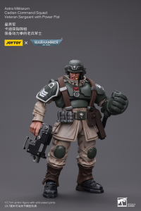 Astra Militarum Cadian Command Squad Veteran Sergeant with Power Fist 8