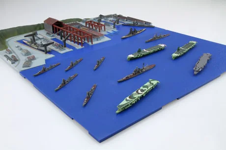 Fujimi [NWC-19] 1/3000 Remain War Vessel Set [ Type Unryu/Type Ryuho/Type Hiyo/Aoba ] - Scale Kits
