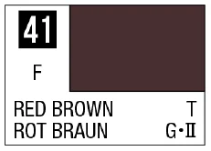 Mr Color Spray - S41 Red Brown (3/4Flat/Tank)