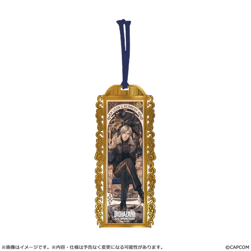 CAPCOM BIOHAZARD 30th Metal Bookmark Leon - Resident Evil