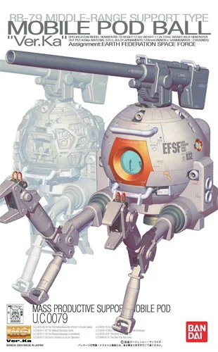 BANDAI HOBBY MG RGB-79 Ball Ver. Ka - Mobile Suit Gundam