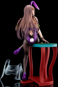 Elfine Phillet wearing flower’s purple bunny costume with Nip Slip Gimmick System 7