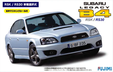 Fujimi [ID-156] 1/24 Subaru Legacy B4 RSK / RS30 w/Window Frame Masking Seal - Scale Kits