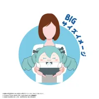 MAX LIMITED Hatsune miku×Cinnamoroll FUWA KORORIN BIG 2 (ITEM C) - Hatsune Miku - photo 2