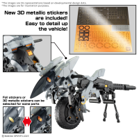 30MM 1/144 Extended Armament Vehicle (METAL CANNON BIKE Ver.) 3