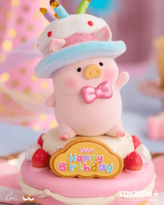 TOYZEROPLUS LuLu the Piggy - 5th Anniversary Birthday Cake premium set - LuLu The Piggy