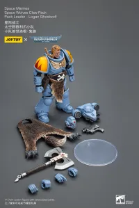 JOYTOY Space Marines Space Wolves Claw Pack Pack Leader -Logan Ghostwolf - Warhammer 40K - photo 6
