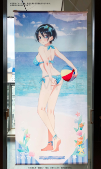 Rent-A-Girlfriend Swimsuit and Girlfriend Life-sized Tapestry Ruka Sarashina 2