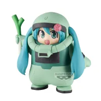 BANDAI GUNDAM 45th×HATSUNE MIKU FIGURE ZAKU COSTUME [HATSUNE MIKU Ver.], Banpresto Figure - Hatsune Miku - photo 1