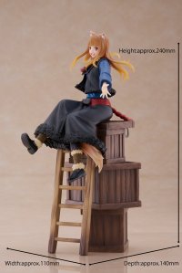 Spice and Wolf: MERCHANT MEETS THE WISE WOLF DRESSTA Statue Figure - Holo 10