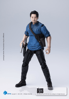 HIYA Exquisite Mini Series 1/18 Scale 4 Inch The Walking Dead Glenn Action Figure 8