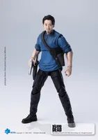 HIYA TOYS HIYA Exquisite Mini Series 1/18 Scale 4 Inch The Walking Dead Glenn Action Figure - The Walking Dead - photo 8