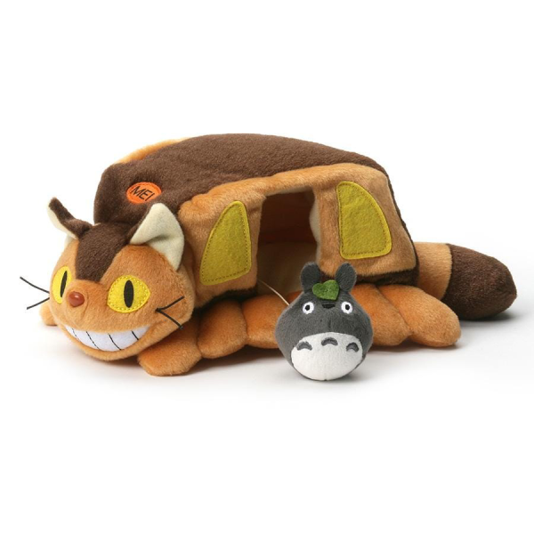 Catbus and Gray Totoro Plush