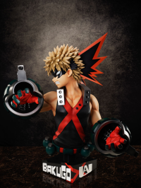 My Hero Academia Katsuki Bakugo 1/1 Scale Bust Figure 9
