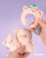 TOYZEROPLUS LuLu the Piggy LuLuLand - Magician Lu Headband Plush Keychain - LuLu The Piggy - photo 6